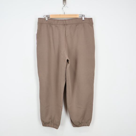 Athleta Forever Fleece Jogger Pyrite Brown Size Large Petite NWT - Picture 7 of 8